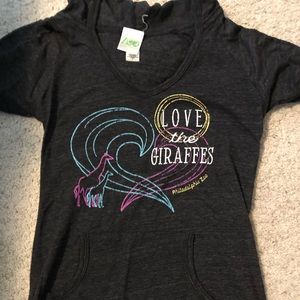 Philadelphia Zoo hooded shirt